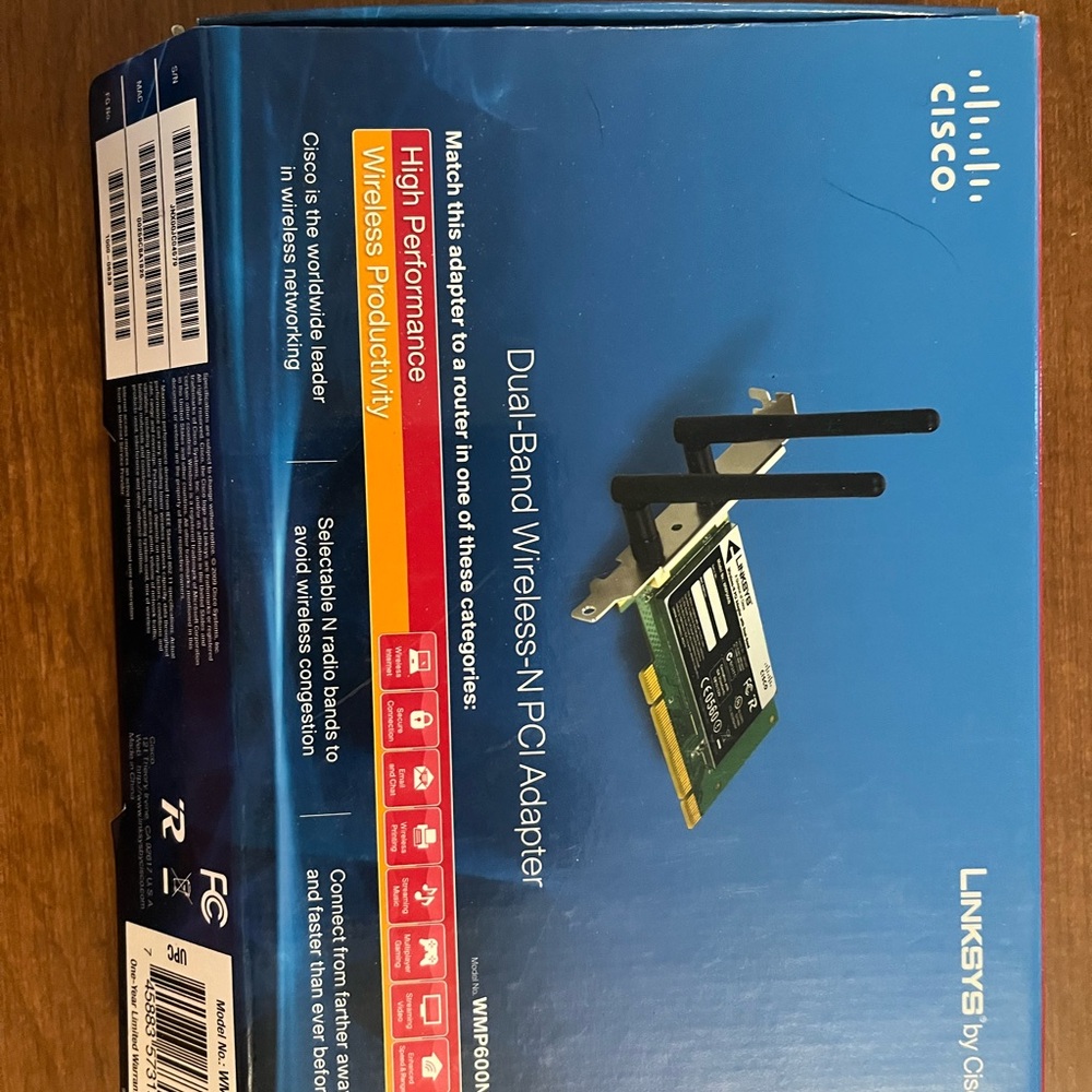 Cisco Black USB Wi-Fi Adapter for Seamless Networking